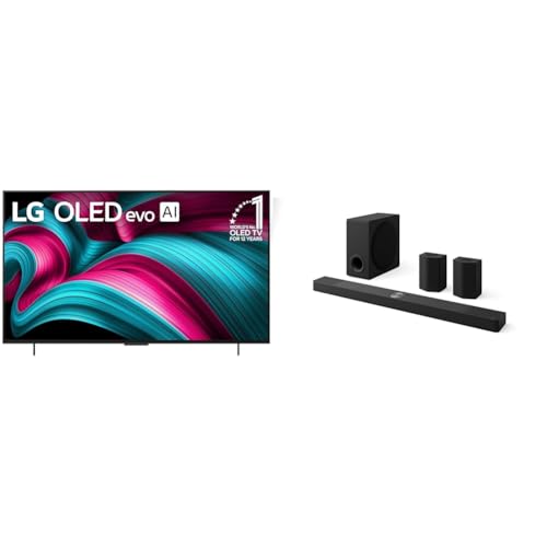 LG 65-Inch Class OLED evo AI 4K C5 Series Smart TV w/Dolby Atmos, Dolby Vision, HDR10, AI Super Upscaling 4K, Filmmaker Mode, Wow Orchestra, Alexa Built-in (OLED65C5PUA, 2025)