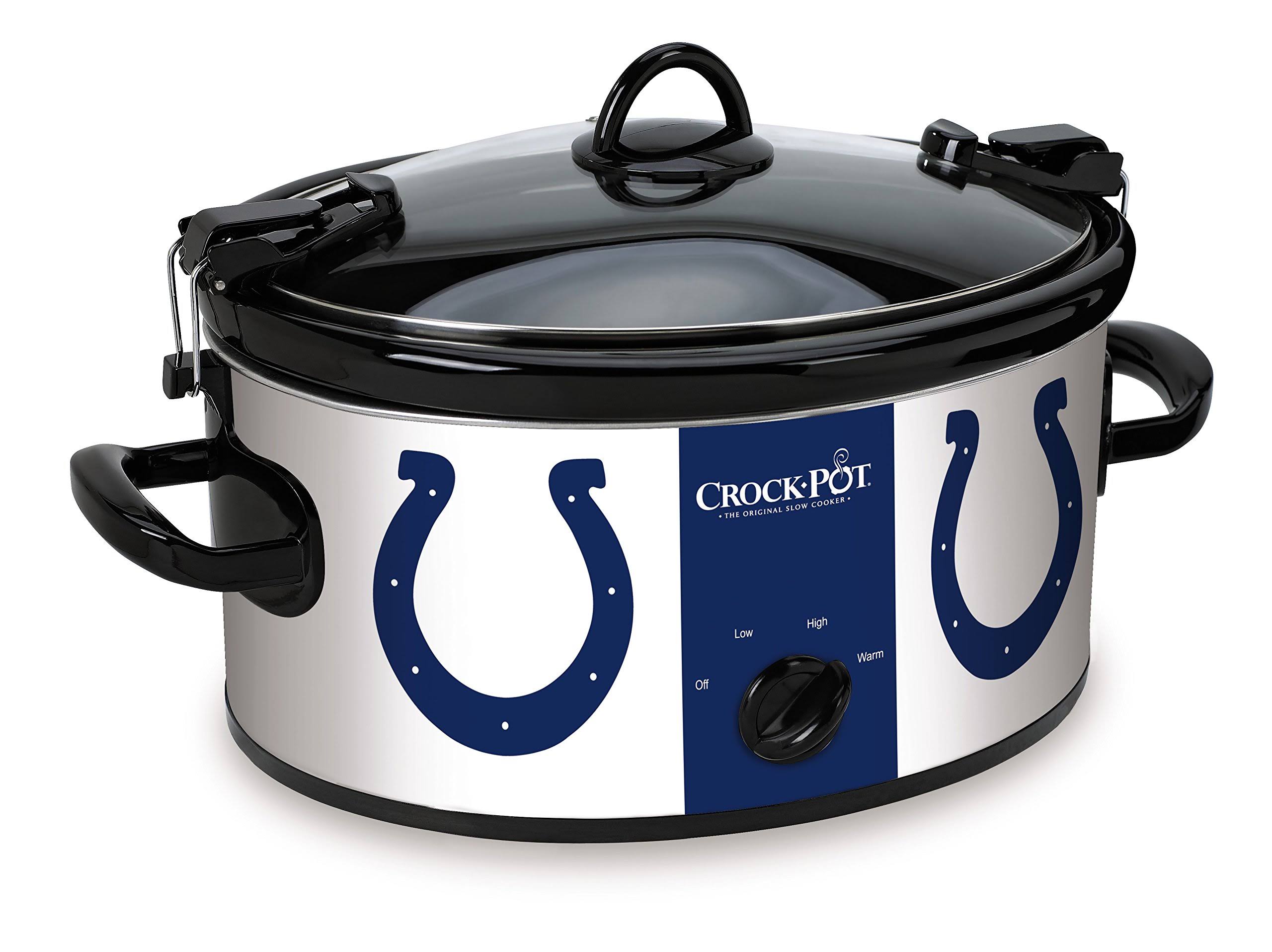 Crock-pot Indianapolis Colts NFL 6-Quart Cook u0026 Carry Slow Cooker