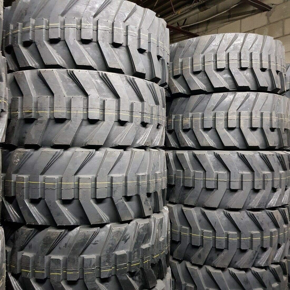 12X16.5-4 NEW ROAD CREW TW171, 12-16.5 14 PLY SKID STEER TIRES SKS Rimguard