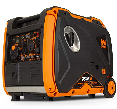 WEN Quiet 6800-Watt Dual Fuel RV-Ready Electric Start Portable Inverter Generator with Fuel Shut Off and CO Watchdog for Electric Vehicle Backup (DF680iX)
