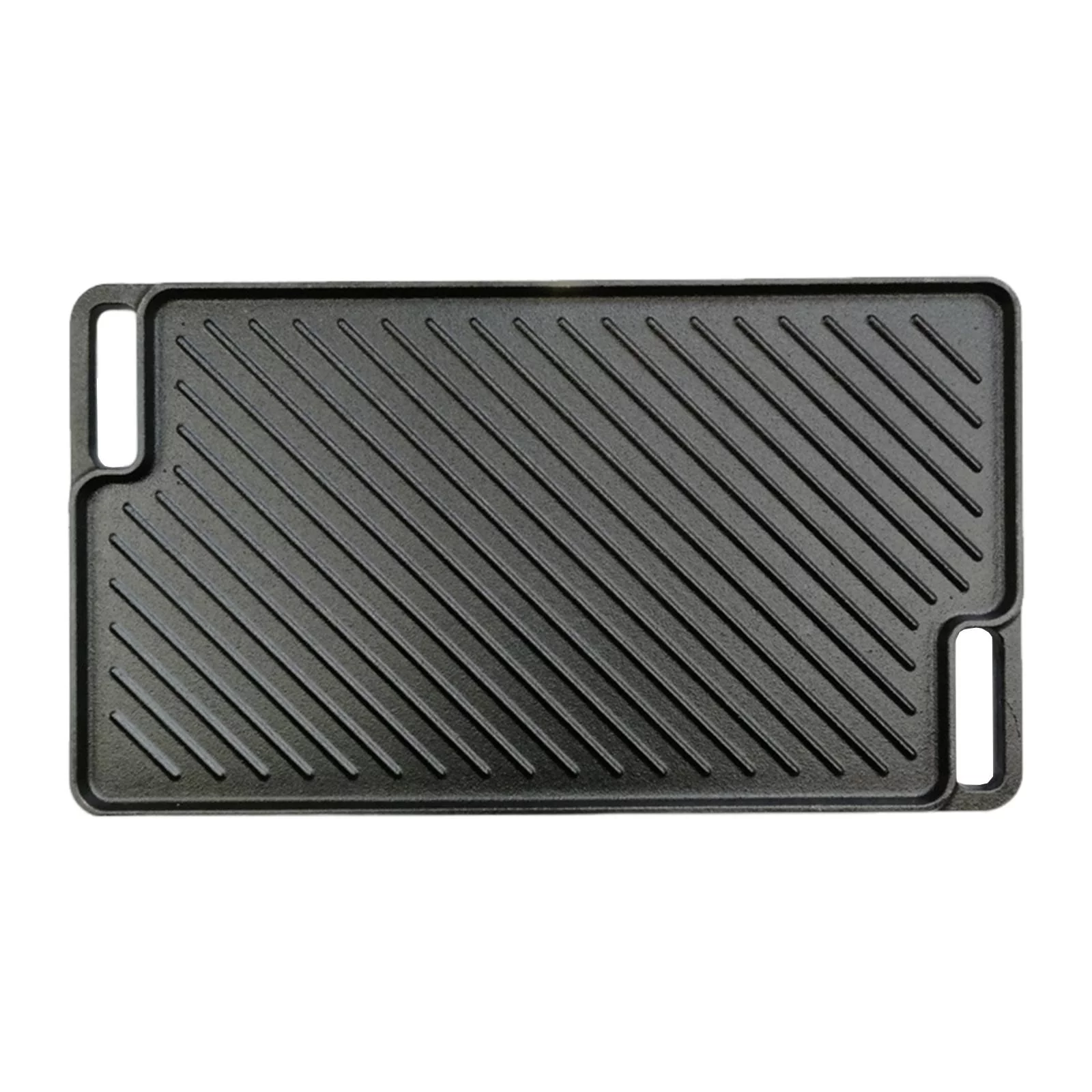 Preseasoned Reversible Griddle Cast Iron Reversible Grill for Stovetop BBQ