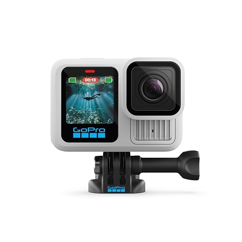 GoPro HERO13 Black Accessory Bundle - Includes The Handler, 2 Enduro Batteries, 2 Curved Adhesive Mounts, 64GB SanDisk MicroSD Card, and Carrying Case