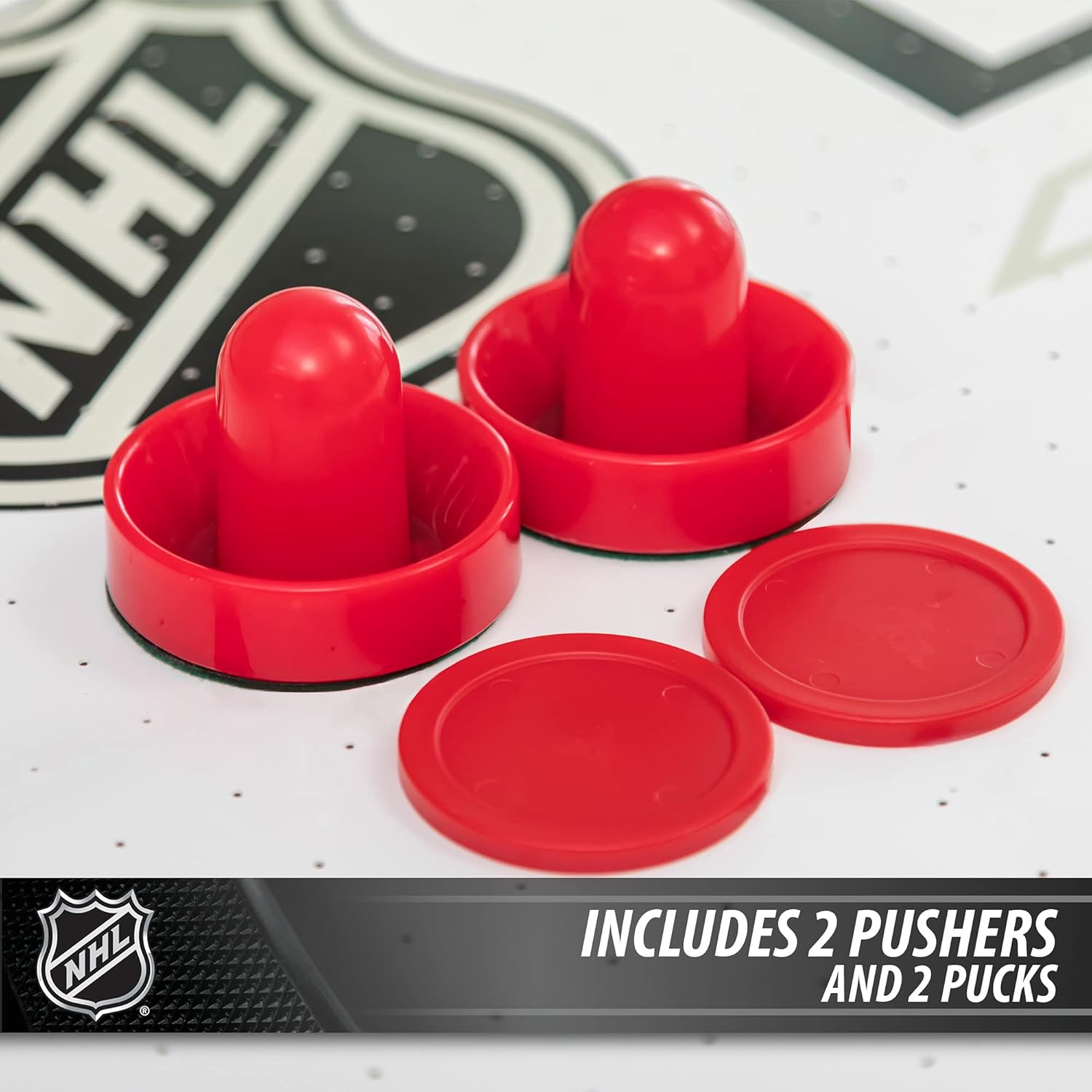 EastPoint Sports NHL 80” Pulse Air Hockey Table with Automatic LED Electronic Scoring – Perfect for Family Game Room, Adult rec Room, basements, Man cave, or Garage