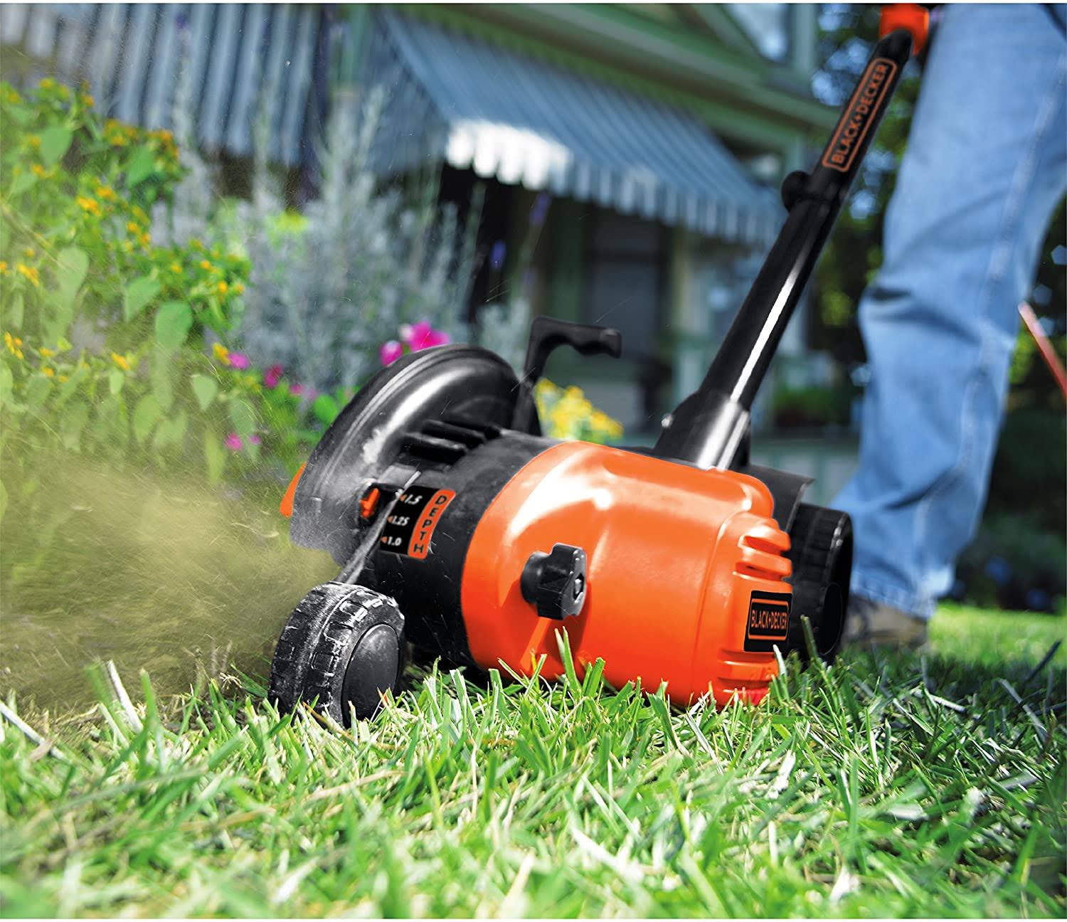 Black+decker 12 Amp 2-in-1 Landscape Edger and Trencher, (LE760FF)