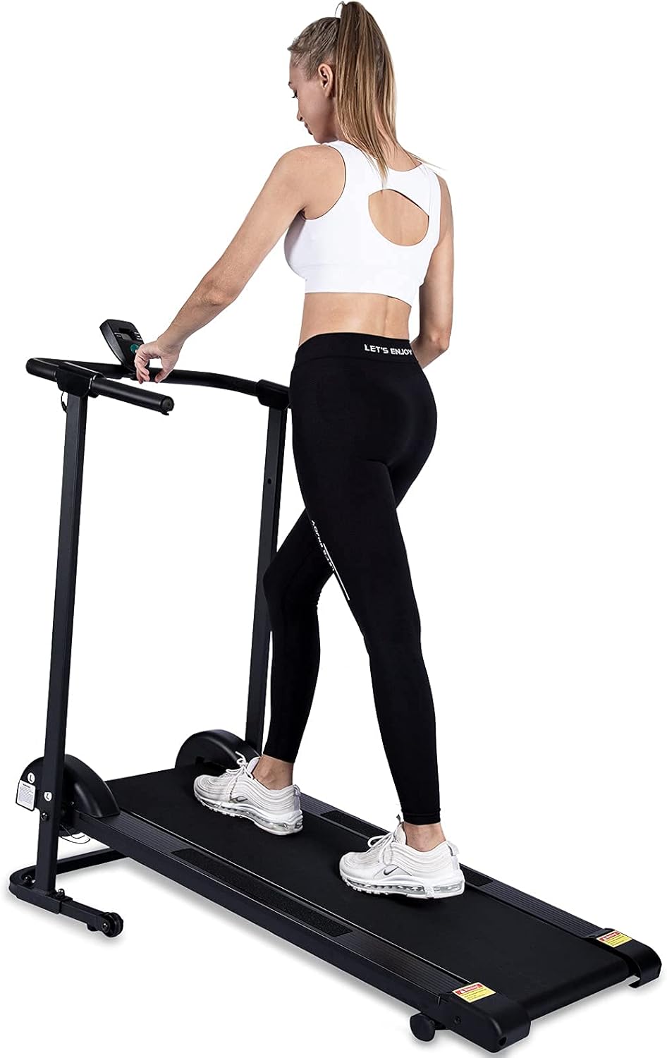 kotia Manual Treadmill Non Electric Treadmill with 10° Incline Small Foldable Treadmill for Apartment Home Walking Running (Mode GHN213)