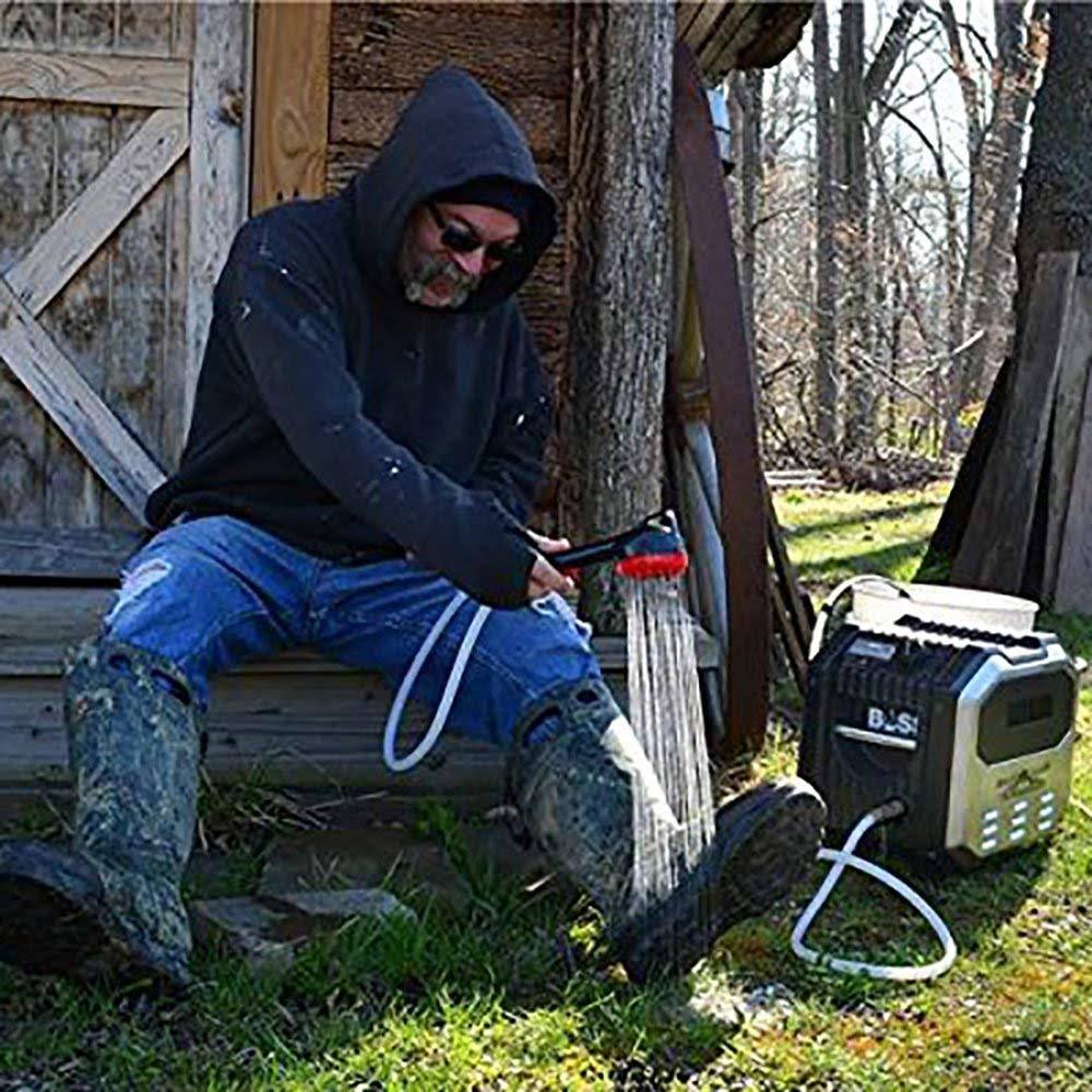 Mr. Heater BOSS-XCW20 Basecamp Battery Operated Shower System, Black