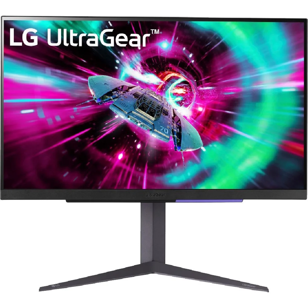 LG 27" UltraGear 4K UHD Gaming Monitor, 144Hz, 1ms, VESA DisplayHDR 400, G-SYNC and AMD FreeSync Premium, HDMI 2.1, DisplayPort, 4-Pole HP Out DTS HP:X, Tilt/Height/Pivot Stand, Black - (Open Box) - Curated Treasures Market