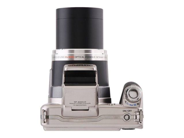 Olympus - 14.0-Megapixel Digital Camera - Titanium