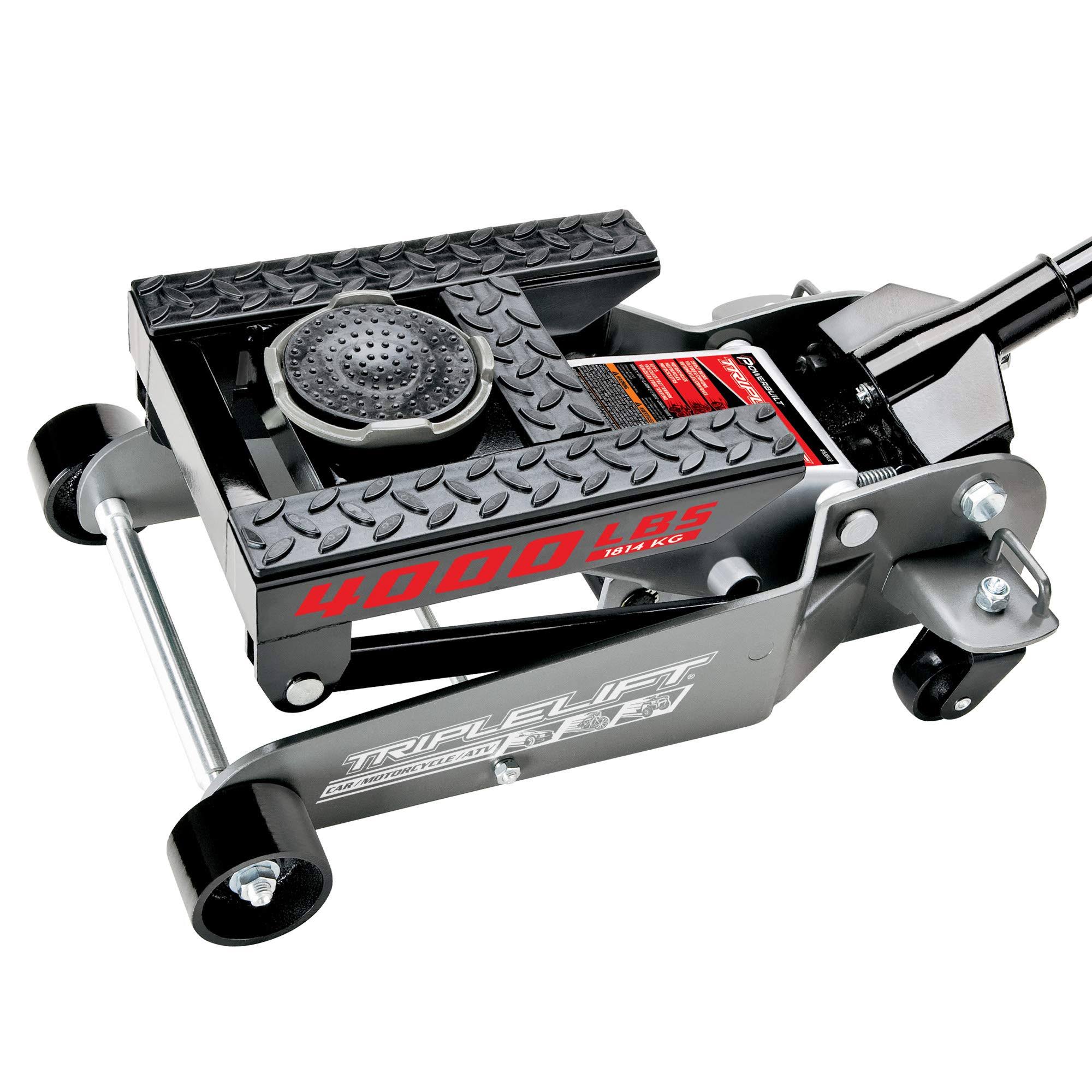 Powerbuilt 4000 lb. Triple Lift Floor Jack - Megean