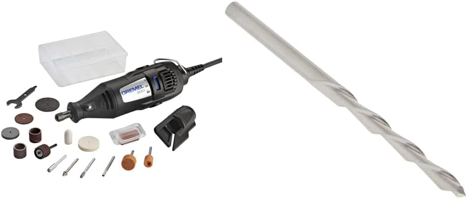 Dremel 200-1/15 Two-Speed Rotary Tool Kit with 1 Attachment 15 Accessories - Hobby Drill, Woodworking Carving Tool, Glass Etcher, Small Pen Sander, Garden Tool Sharpener, Craft and Jewelry Drill