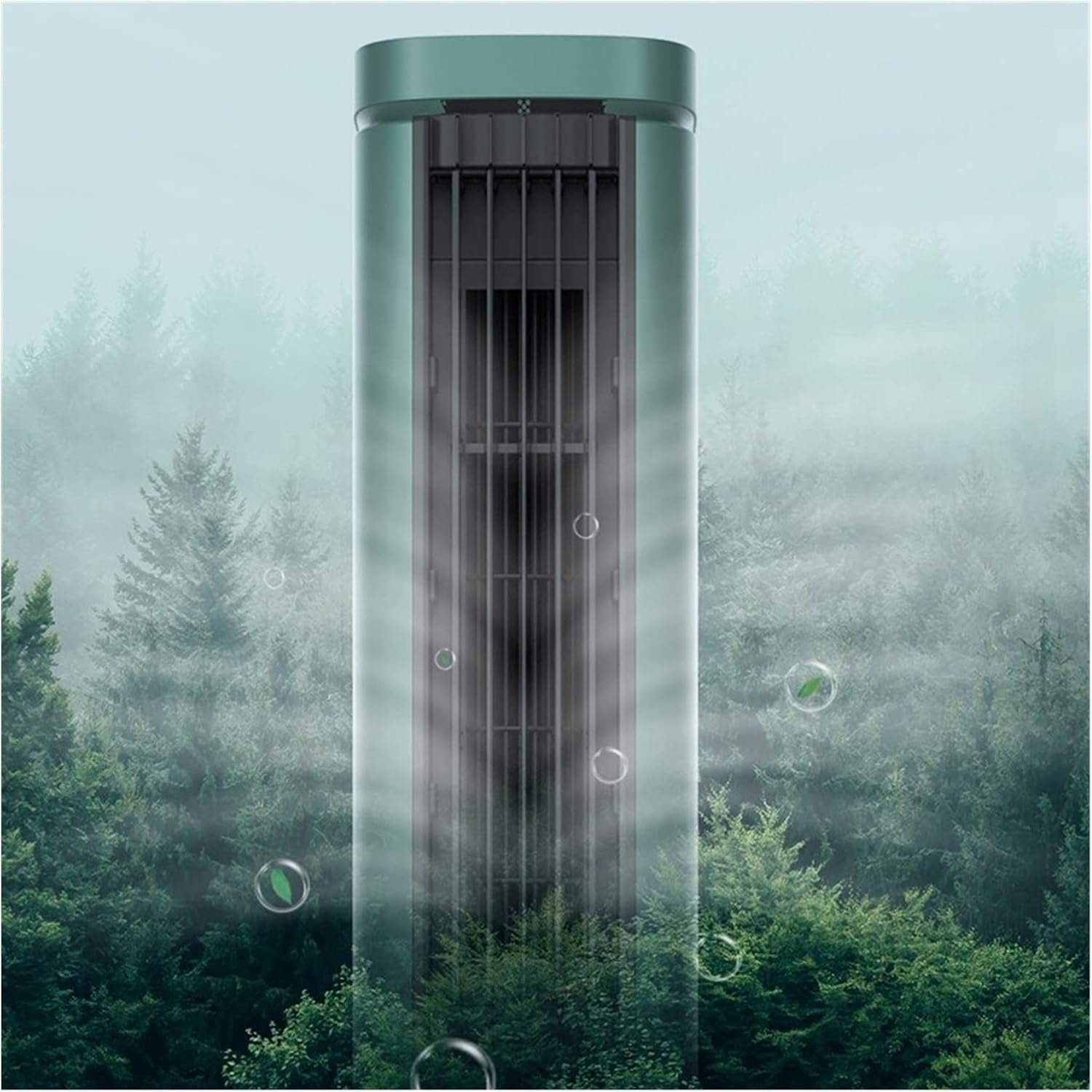 Household Tower Fan, Vertical Silent Cooling Fan, 4 Wind Speeds Suitable for Home and Office Floor Fans