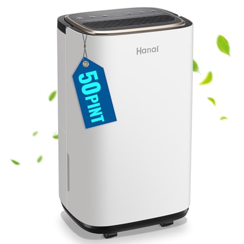 Dehumidifier for Home & Basement Small Dehumidifiers with Drain Hose for Medium to Large Room