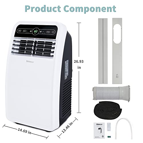 Shinco 8000/10000/12000 BTU Portable Air Conditioners