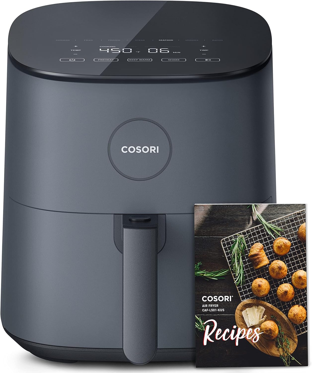 COSORI Air Fryer Pro LE 5-Qt Airfryer, Quick and Easy Meals, UP to 450℉, Quiet, 85% & Smart 12-in-1 Air Fryer Toaster Oven Combo, Airfryer Convection Oven Countertop, Bake, Roast