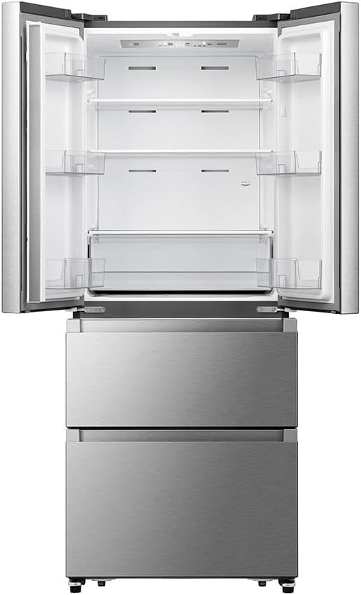 RV French-Door Refrigerator, 15.5 cu.ft. Stainless Steel | SMART-Temp Control, LED Lighting | Quiet, Energy-Efficient | R-1575SS