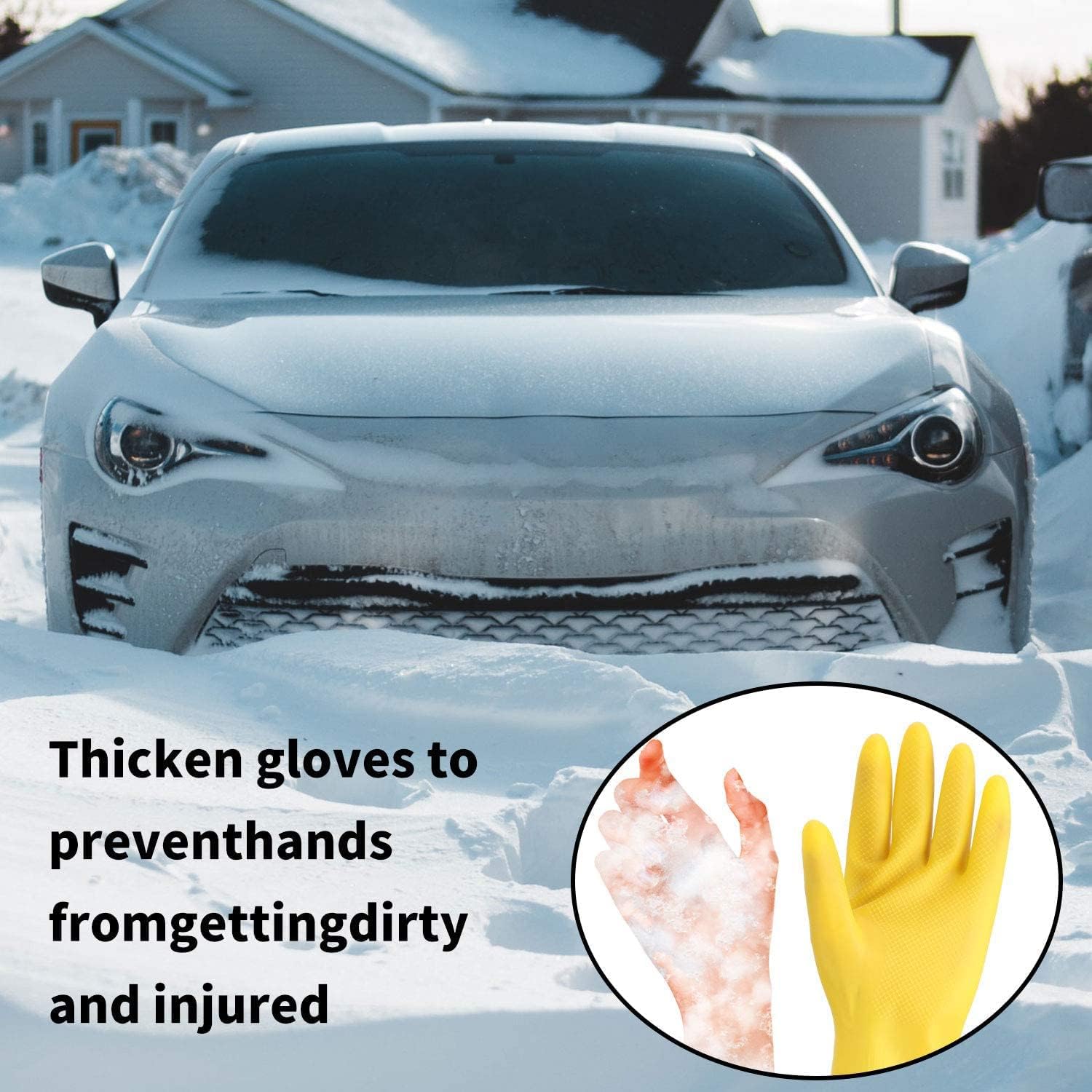 Tire Traction Mat, Portable Emergency Devices for Snow, Ice, Mud, and Sand Used to Car, Truck, Van or Fleet Vehicle (2pcs*27.6in)