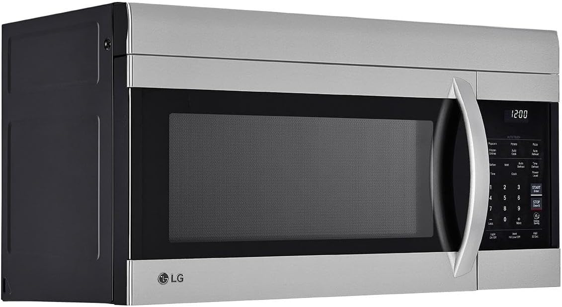 LG 1.7 Cubic Feet Over-the-Range Microwave Oven with EasyClean Interiors and One Touch Settings (Stainless Steel)