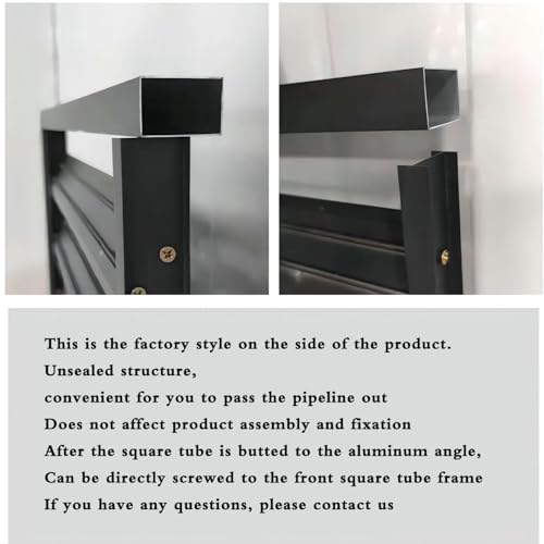 Aluminum Air Conditioner and Heat Pump Cover , Outdoor Cover for Mini Split Ac Unit , Radiator Cover Shelf，Fence to Hide Air Conditioner , Outer Materia , Suitable for Indoor and Outdoor