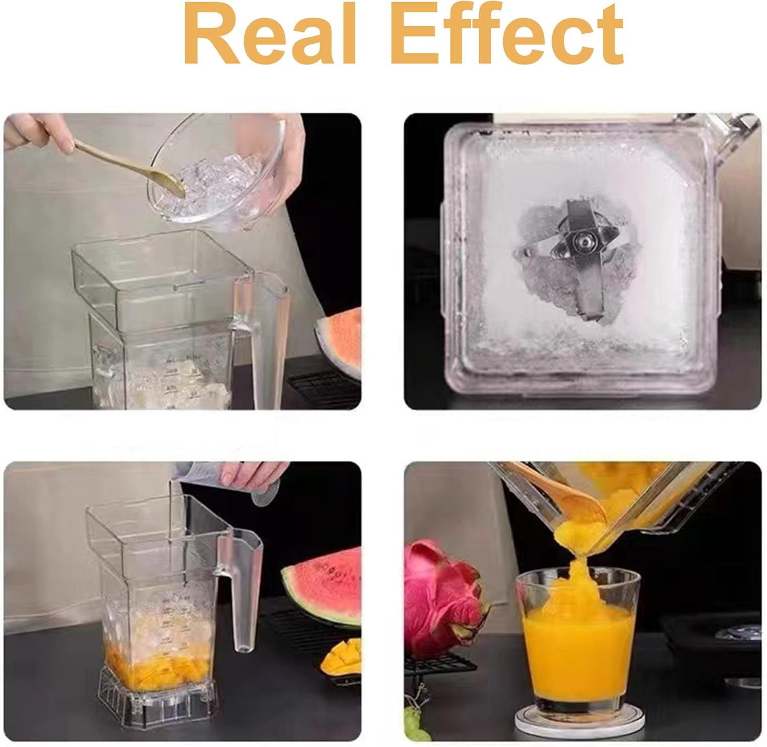 1.8L 2200W Blenders For Kitchen,Commercial Blender With Sound Shield Household High Speed Quiet Blender,Ice Mixer Blender For Make Smoothies,Juice,Soy Milk,Black And Silver Blender