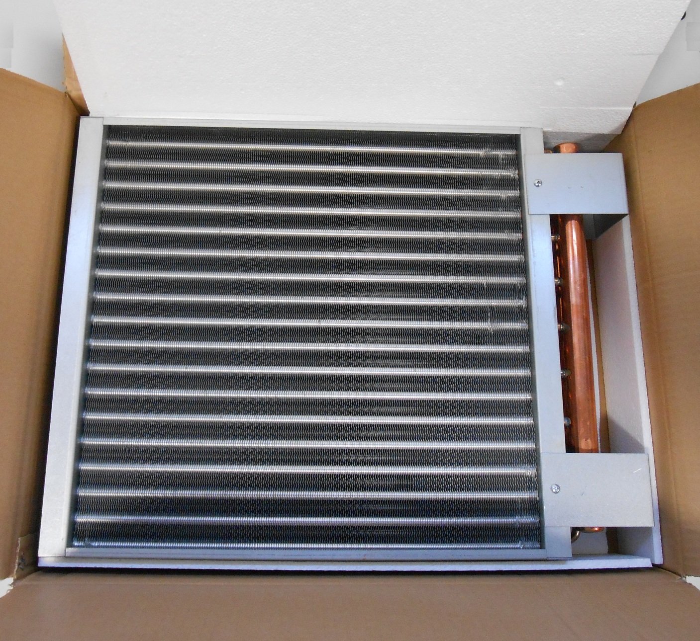 20x20 Water to Air Heat Exchanger Hot Water Coil Outdoor Wood Furnace