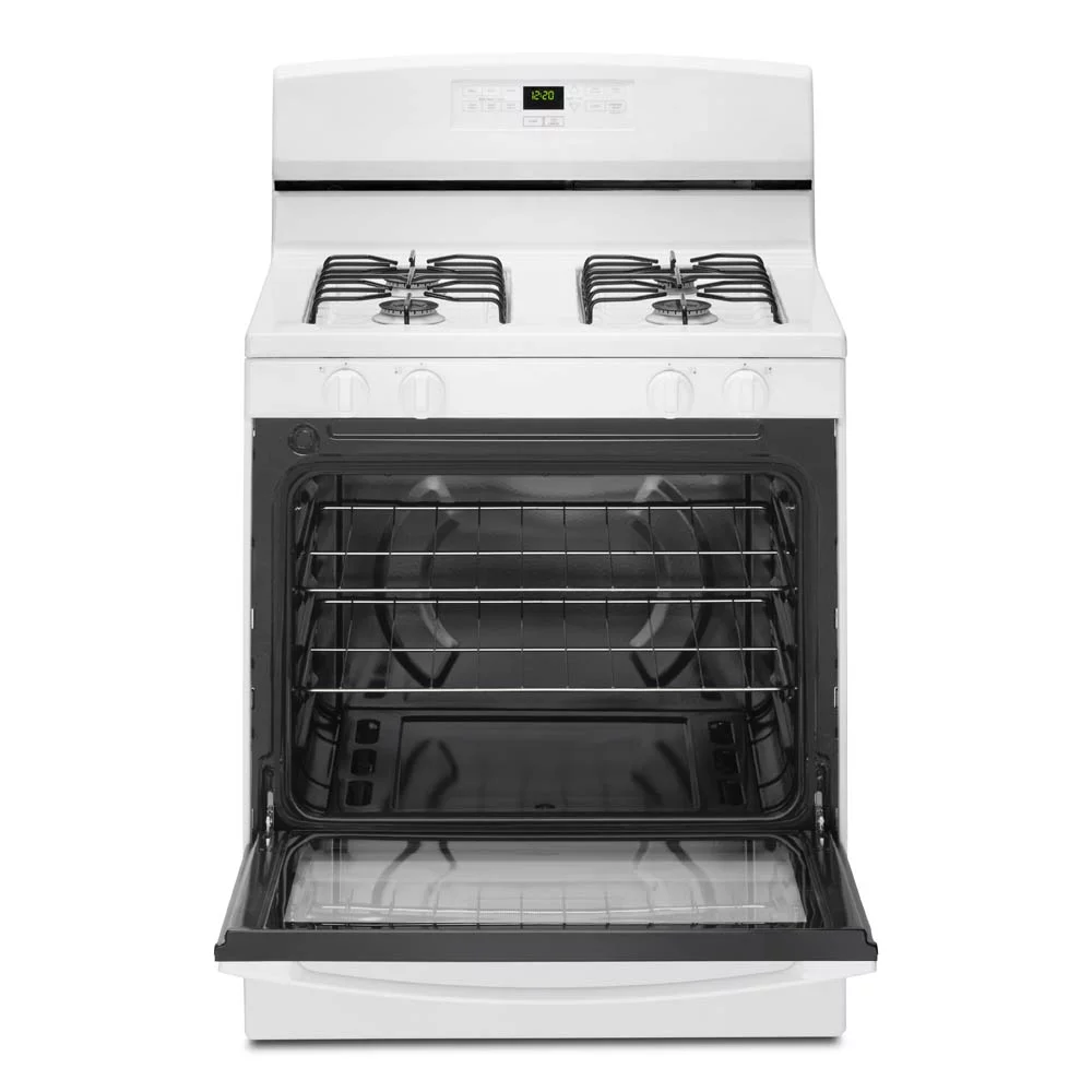 Amana® AGR6303MMW 30-inch Gas Range with Bake Assist Temps, EasyAccess