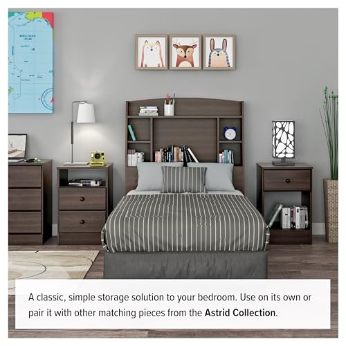 Prepac Sonoma 6 Drawer Dresser for Bedroom, Tall Chest of Drawers, Bedroom Furniture, Clothes Storage and Organizer, 19" D x 23.25" W x 52.75" H, Black