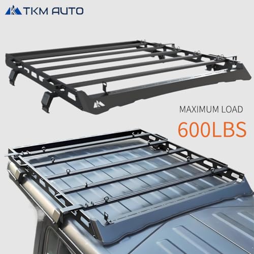 Black Roof Rack Cargo Storage (2018-2024 Jeep Wrangler JL 4 Doors Hard top Full Size)