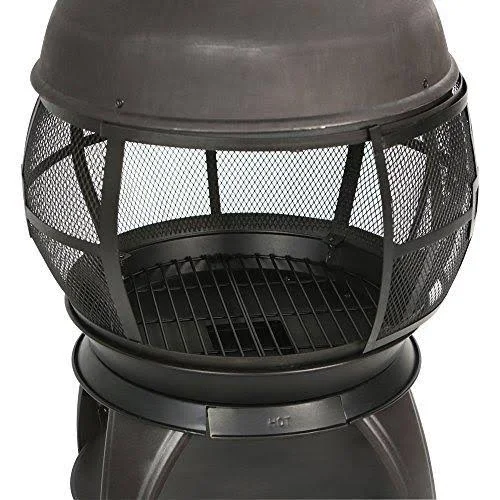 HEATMAXX 45 in. Cast Iron Chiminea