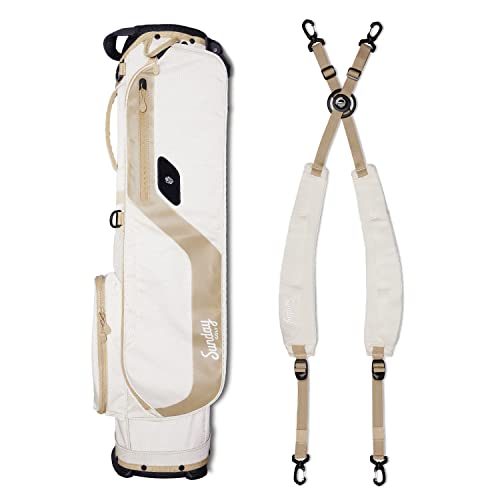 Sunday Golf El Camino Bag - Lightweight Sunday Golf Bag with Strap and Stand – Easy to Carry – Golf Stand Bag for The Driving Range, Par 3 and Standard Courses, 3.9 pounds