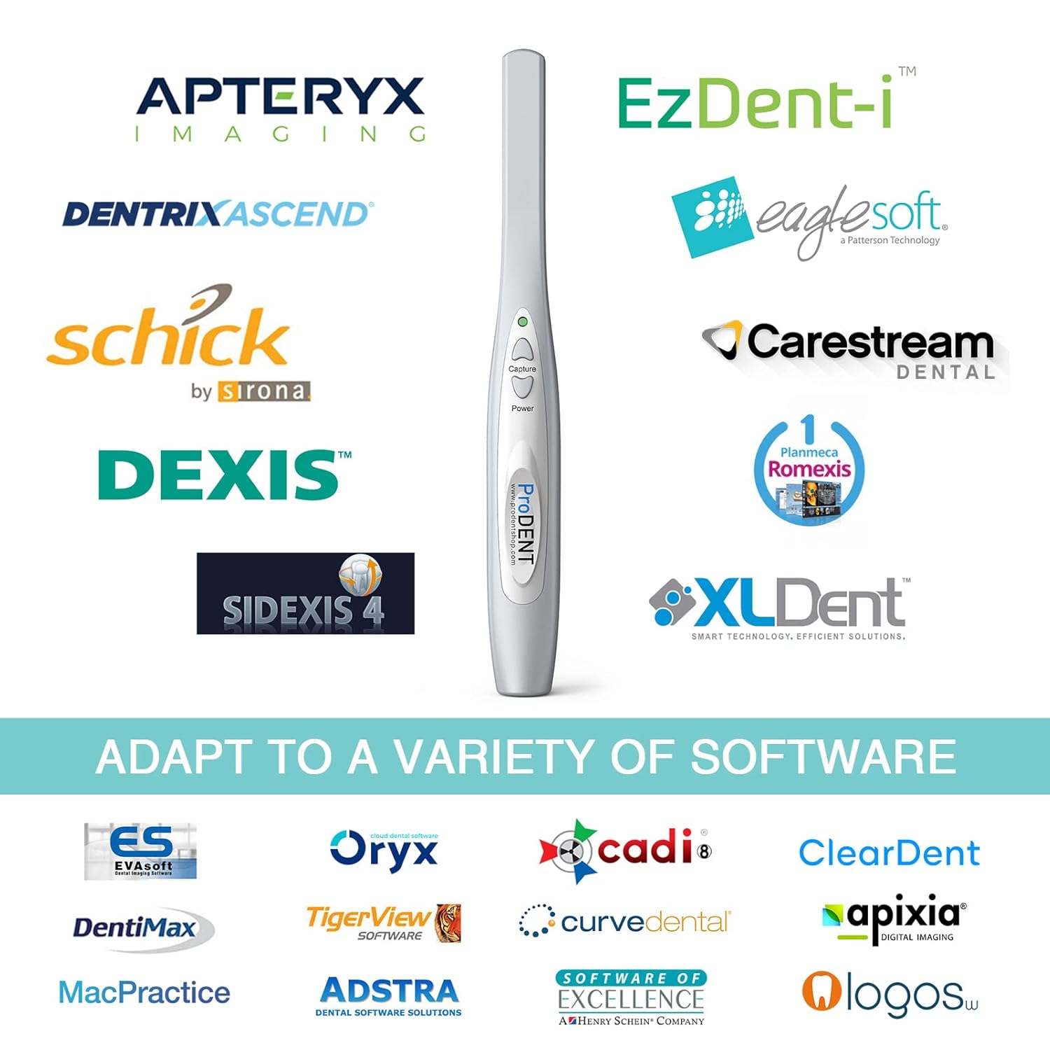 Intraoral Camera PD740, Capture Button Driver to Work with Eaglesoft, Dexis, Apeteryx, Carestream, Tigerview,