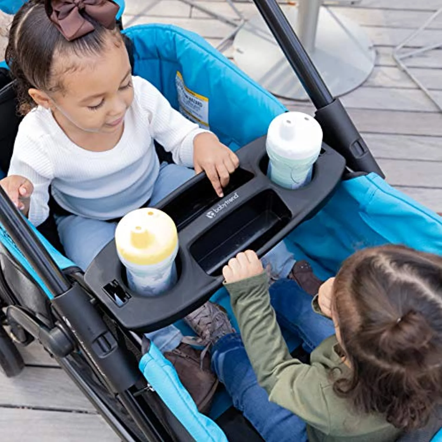 Baby Trend Expedition Wagon Stroller, Solid Print Gray