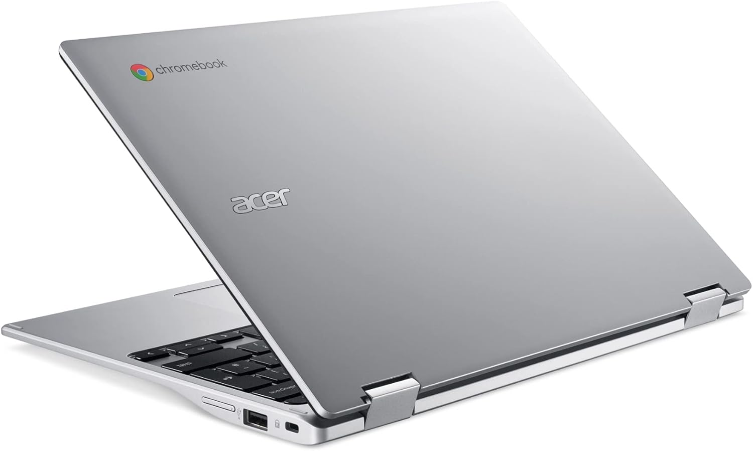 Acer Spin 311 3H 11.6'' 2-in-1 Touchscreen Chromebook (8-Core MediaTek MT8183C, 64GB eMMC, 4GB RAM, Stylus) Flip Convertible Laptop, 15-Hr Battery Life, IST Pen, Webcam, Chrome OS, Pure Silver