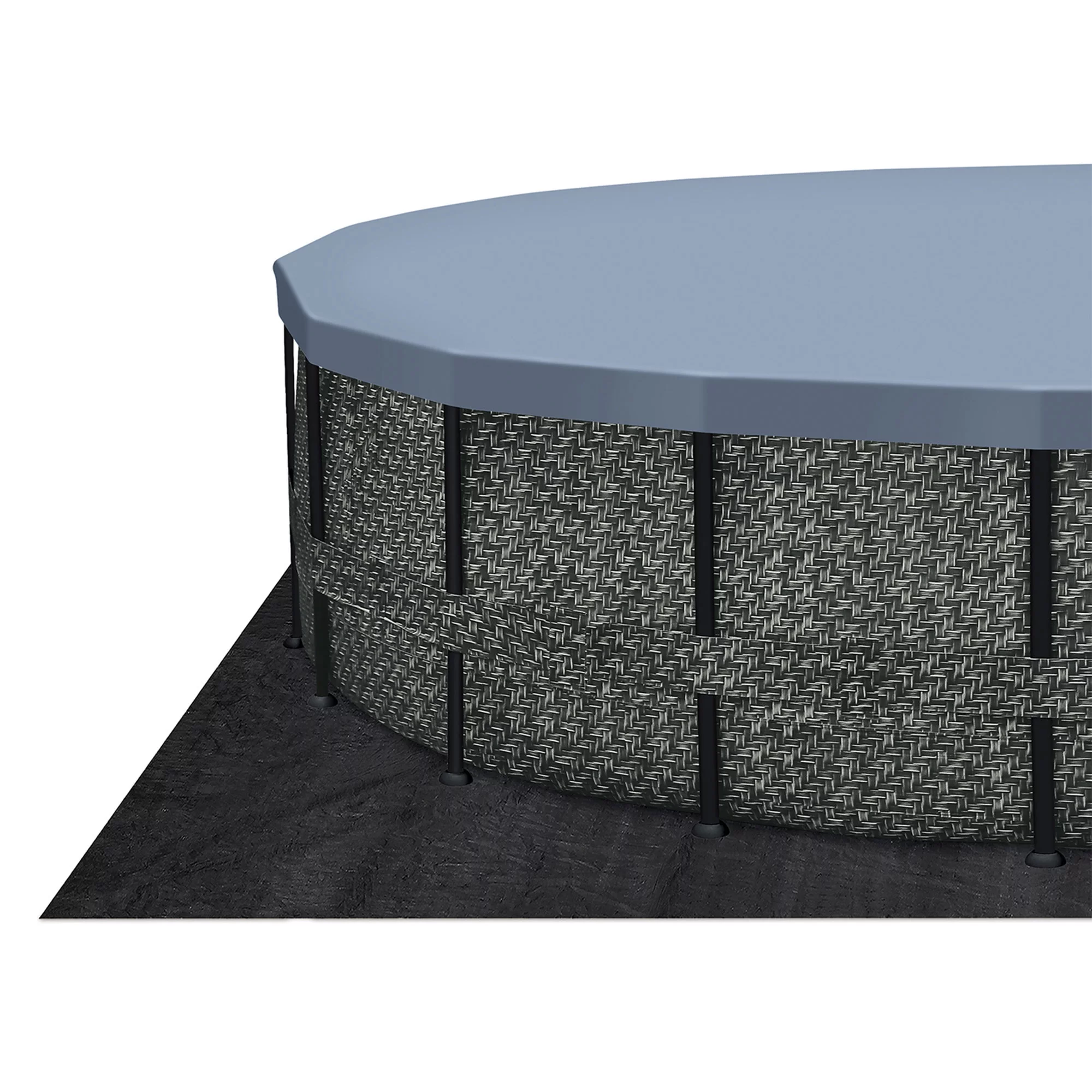 Funsicle 22' x 52 Oasis Round Outdoor Above Ground Swimming Pool