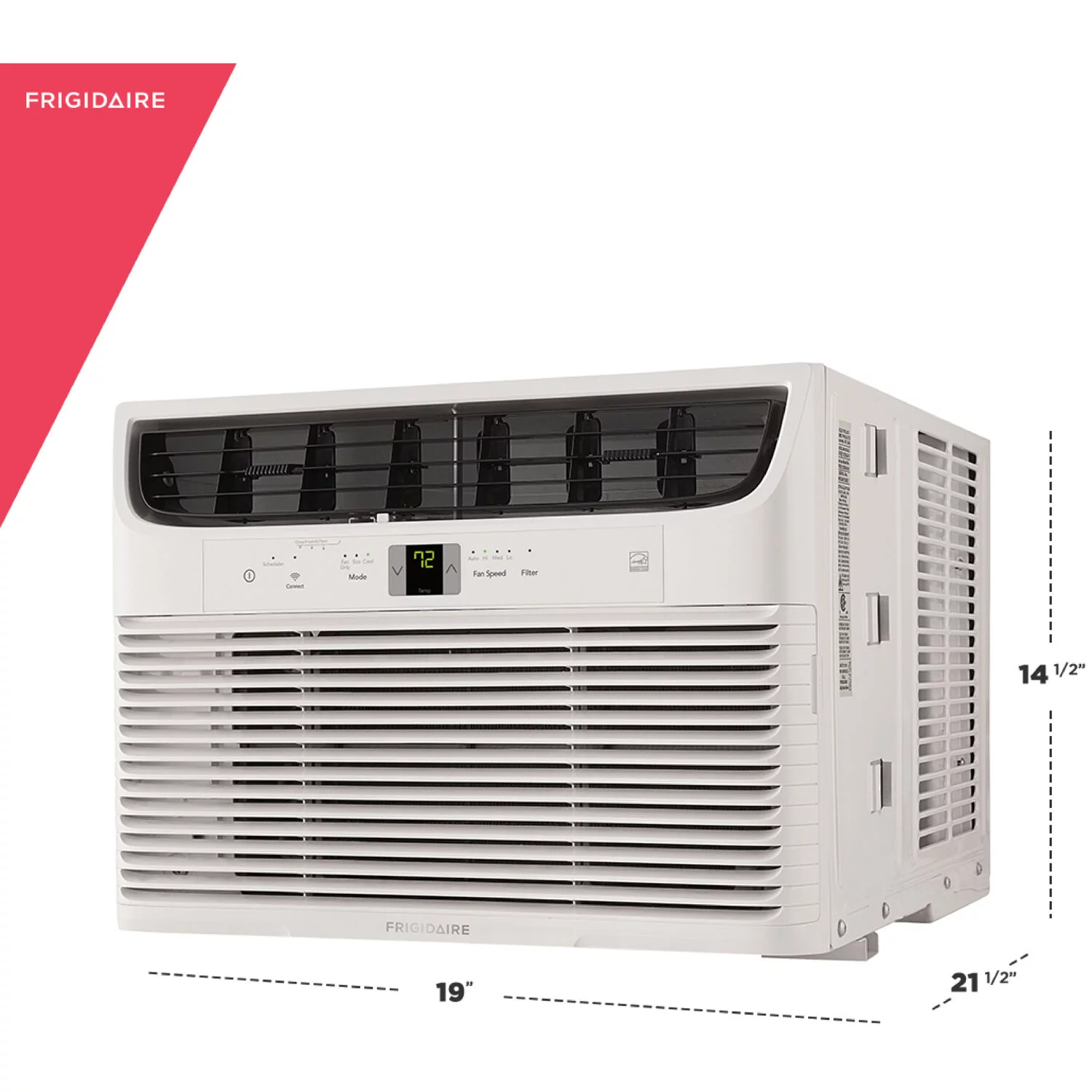 Frigidaire 10,000 BTU 115-Volt Window Air Conditioner, Wi-Fi, Energy Star, FHWW103WBE