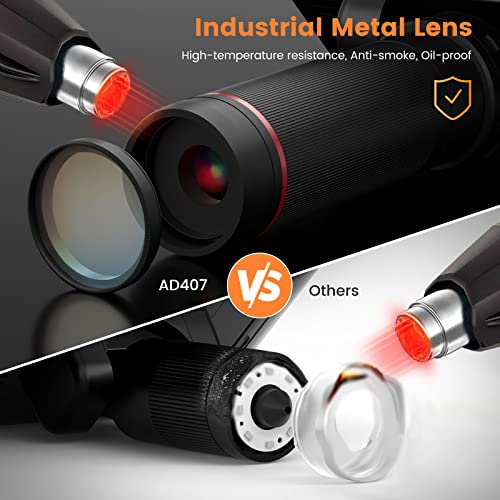 Andonstar AD407 3D HDMI Soldering Digital Microscope with Pro Metal Stand 4MP UHD and 7 inch Adjustable LCD Screen USB Video Microscopes for Phone Repairing SMT SMD DIY