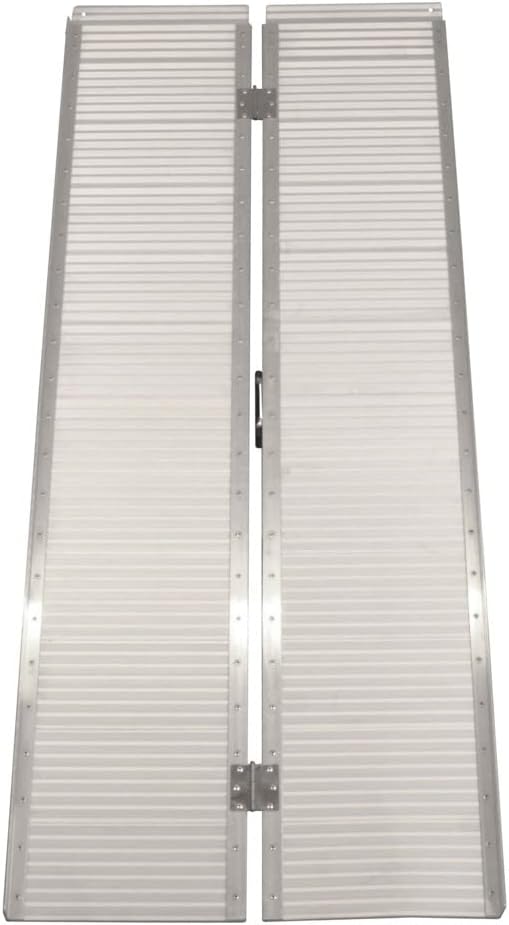 Titan Ramps Foldable Loading Ramp 5' 30 lb. Aluminum Portable 600 lb. Capacity