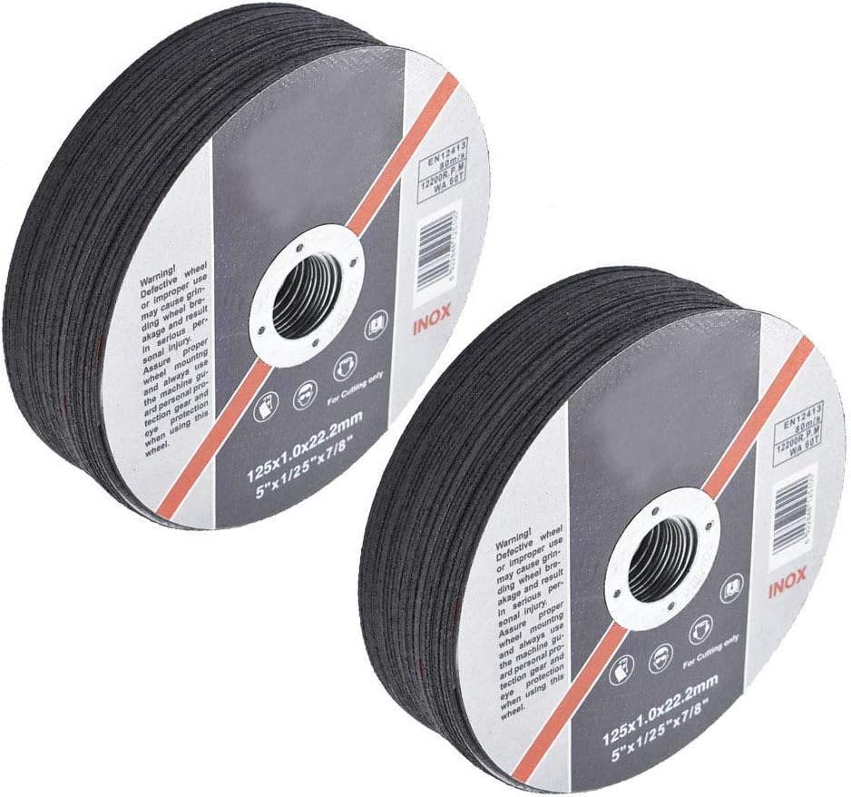 25 Pack 7"x1/16"x7/8" Cut-Off Wheel - Metal & Stainless Steel Cutting Discs Pack of 2