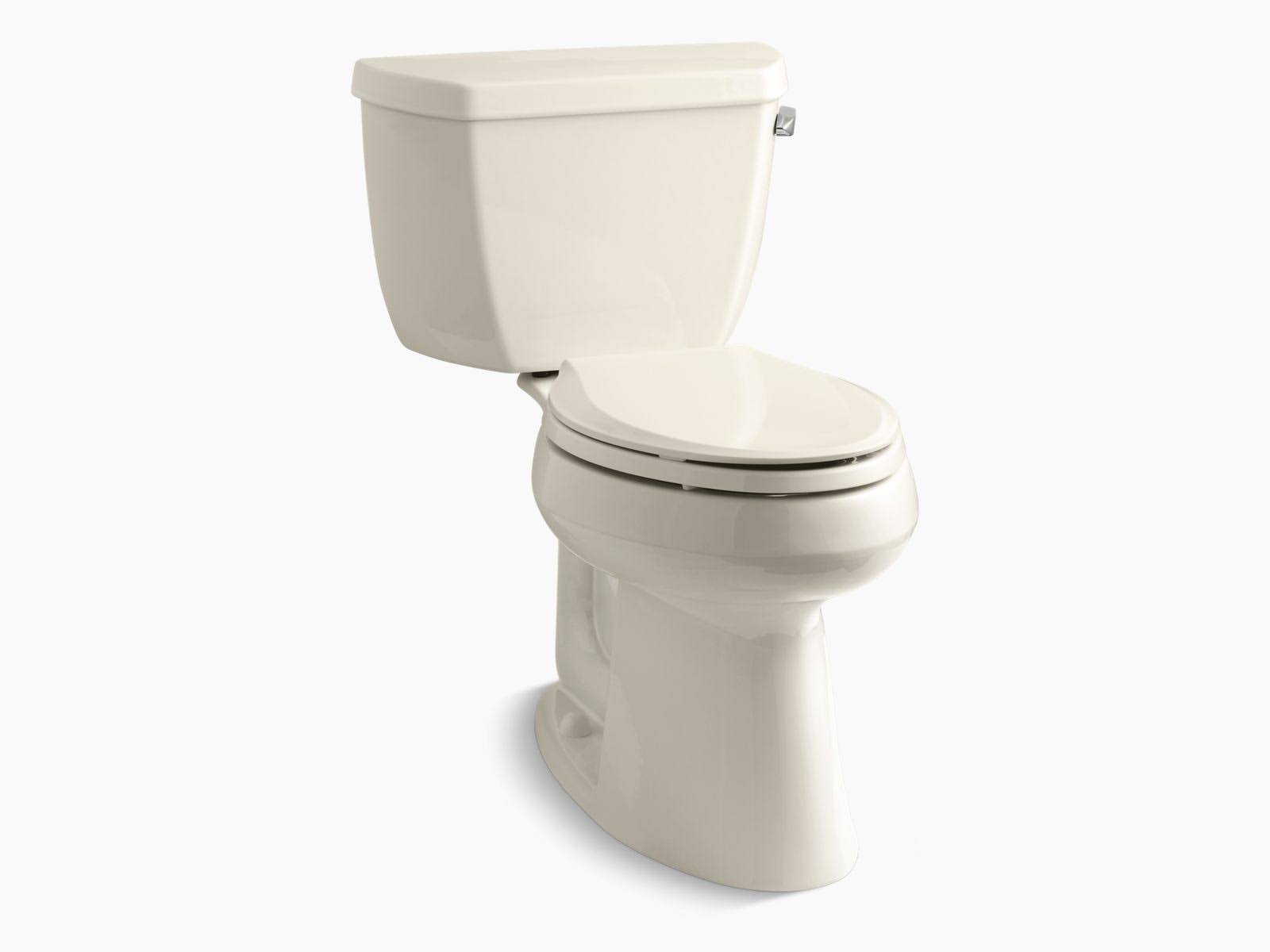 KOHLER K-3713-RA-47 Highline Classic Comfort Height Two-Piece Elongated 1.28 GPF Toilet with Class Five Flush Technology and Rig