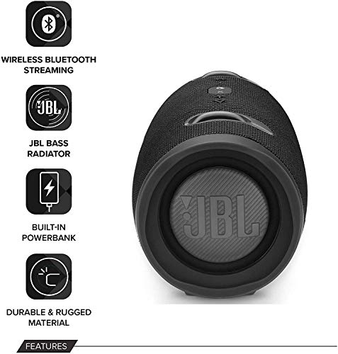 JBL Xtreme 2, Waterproof Portable Bluetooth Speaker, Black