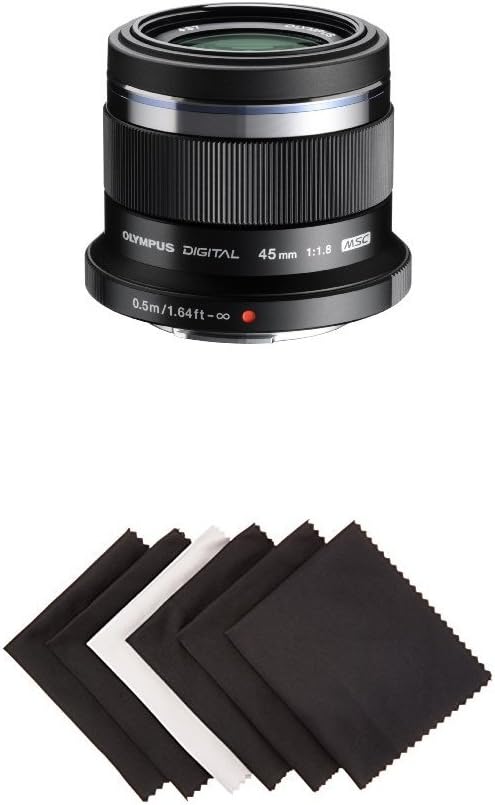 Olympus M.Zuiko Digital 45mm F1.8 Lens, for Micro Four Thirds Cameras (Black)