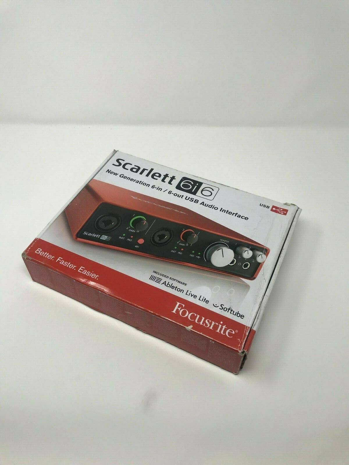 Focusrite Scarlett 6i6 USB Audio Interface