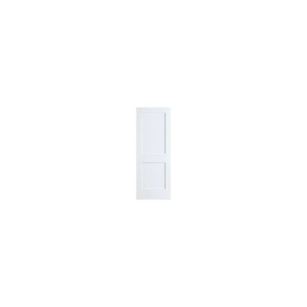 Frameport Paneled Solid Manufactured Wood Primed Standard Door