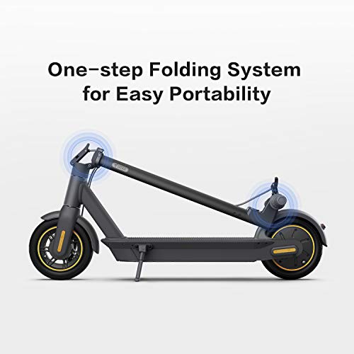 Segway Ninebot MAX Foldable Electric Scooter, Power by 350W/450W Motor, Long Miles Range, 18.6/22 mph, Dual Suspension (MAX G2 Only), Commuter Scooter for Adults, UL-2271 2272 Certified
