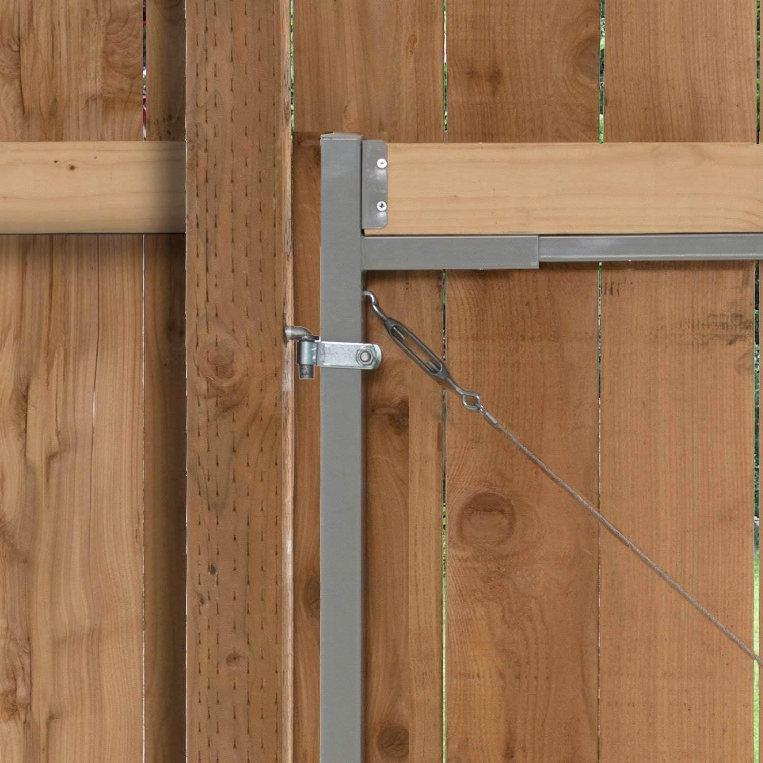 Steel Frame Gate Kit, 36"-72" Wide Opening to 6' High (4 Pack)