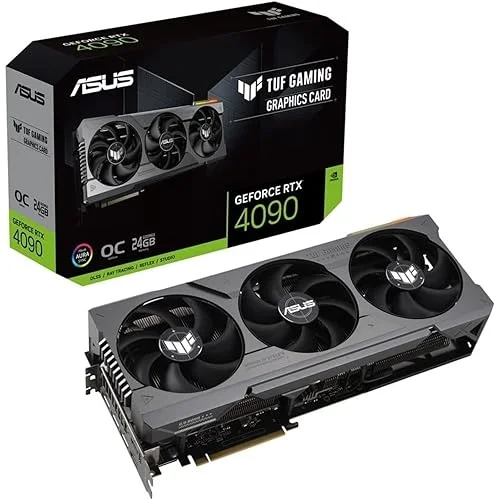 ASUS NVIDIA GeForce RTX 4090 Video Card OC edition 24GB GDDR6X / TUF-RTX4090-O24G-GAMING - Curated Treasures Market