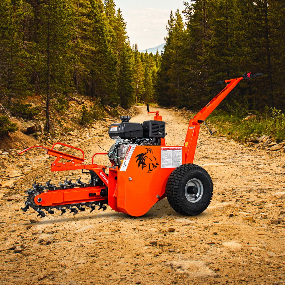Detail K2 OPT118 18 in. 7 HP Trencher with kohler CH270 Command PRO Commercial Gas Engine