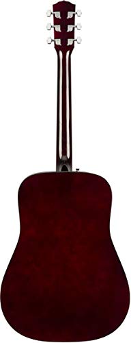 Fender FA-115 Dreadnought Acoustic Guitar - Sunburst Bundle with Gig Bag, Tuner, Strings, Strap, and Picks