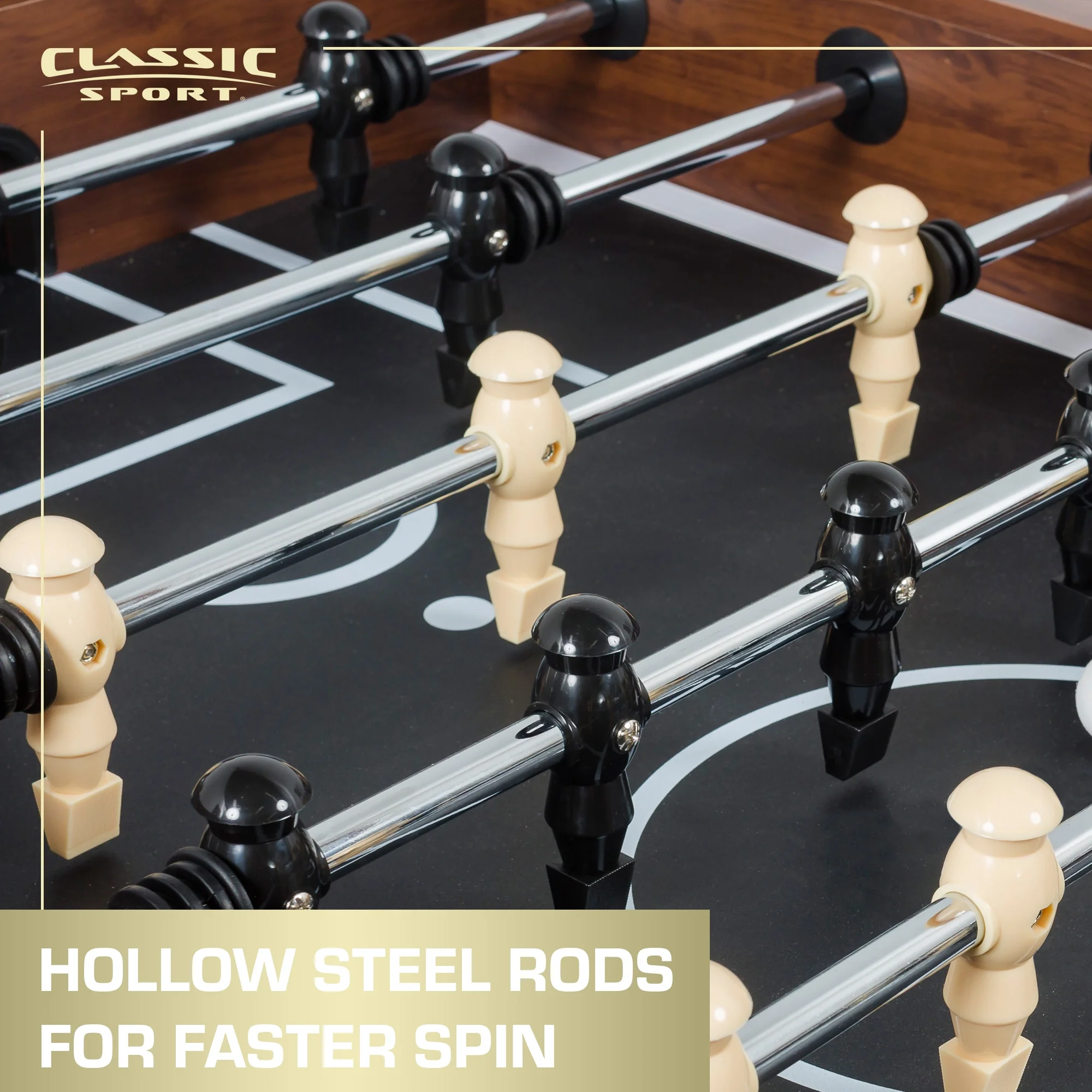 Classic Sport Liverpool 60" Foosball Table, Brown