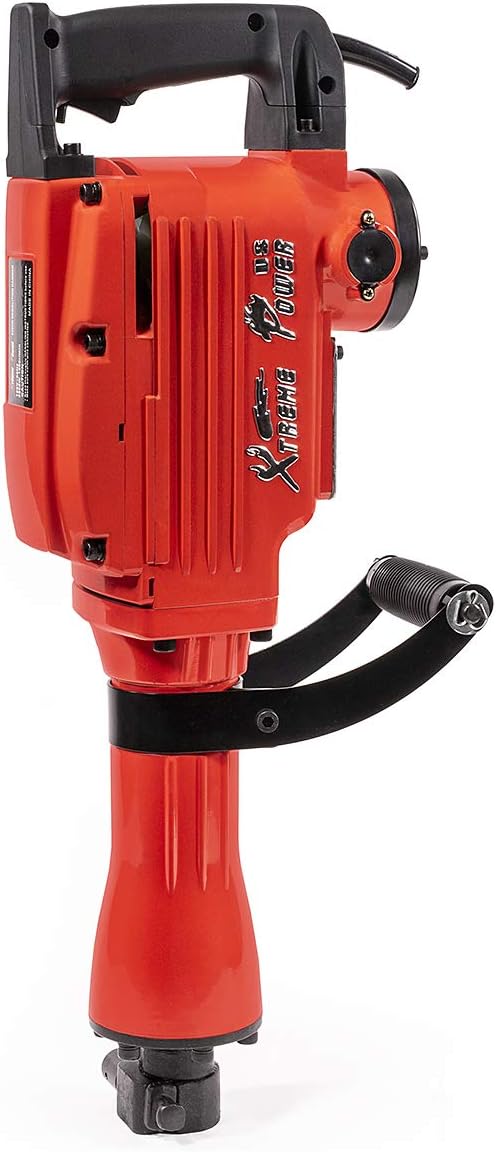 XtremepowerUS 61117-XP Jack Hammer w/Chisel & Shovel Bits Electric 2200W Demolition Construction Concrete Breaker Punch Drill