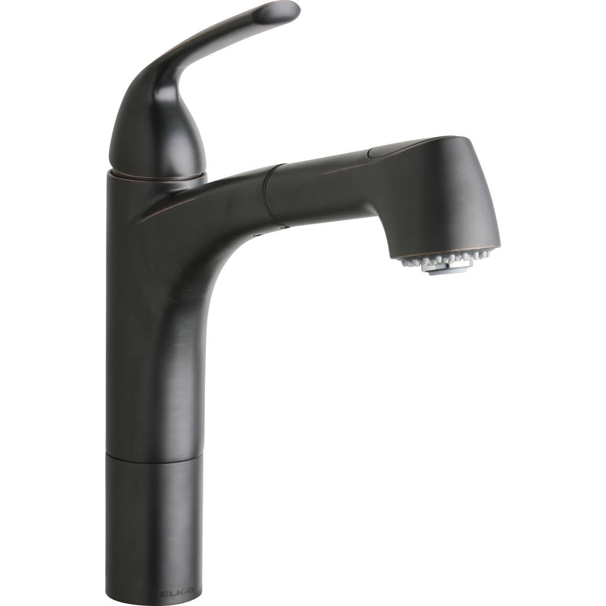 Elkay LKGT1041RB Gourmet Pull Out Single Handle Kitchen Faucet Oil Rubbed Bronze